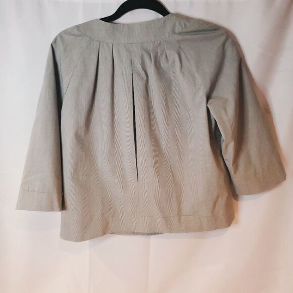 MICHAEL MICHAEL KORS Gray Houndstooth 2 Piece Women's Cropped Pant Suit - Picture 11 of 17